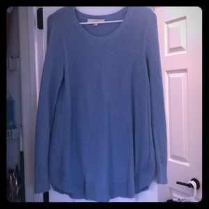 Light Blue Cotton LOFT Sweater. Size Small
